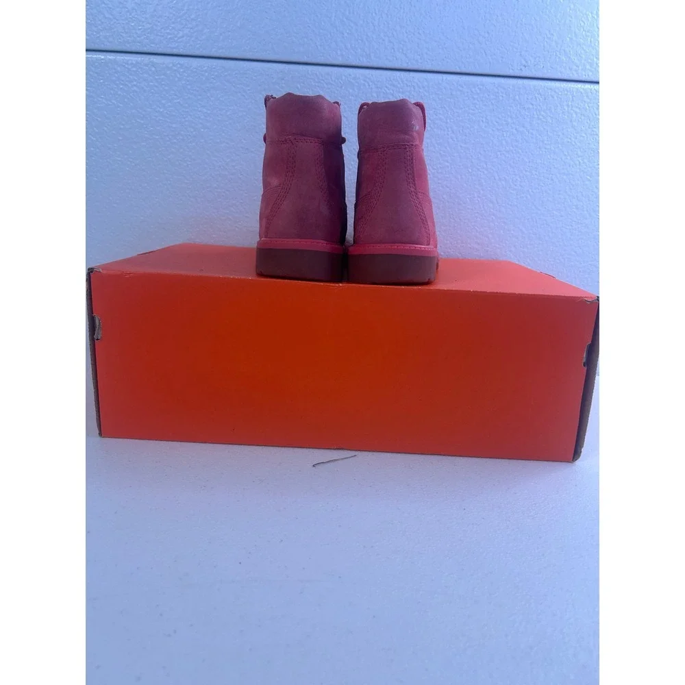Timberland 6-Inch Premium Boot Pink US 1Y / 2.5W #2851
